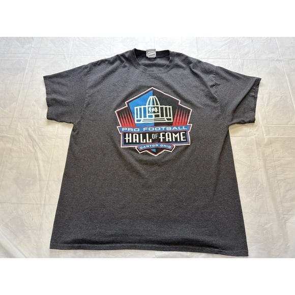 NFL Other - NFL Hall‎ Of Fame T-Shirt Men's XL Gray NFL Team Apparel HOF Canton OH